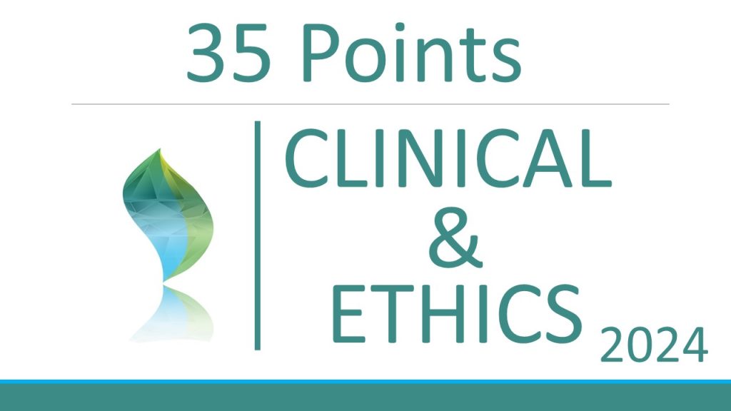 Option A (35 Points) Clinical & Ethics Points. 2024 Calendar Year (01